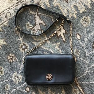 Tory Burch Robinson Chain Leather Mini Bag